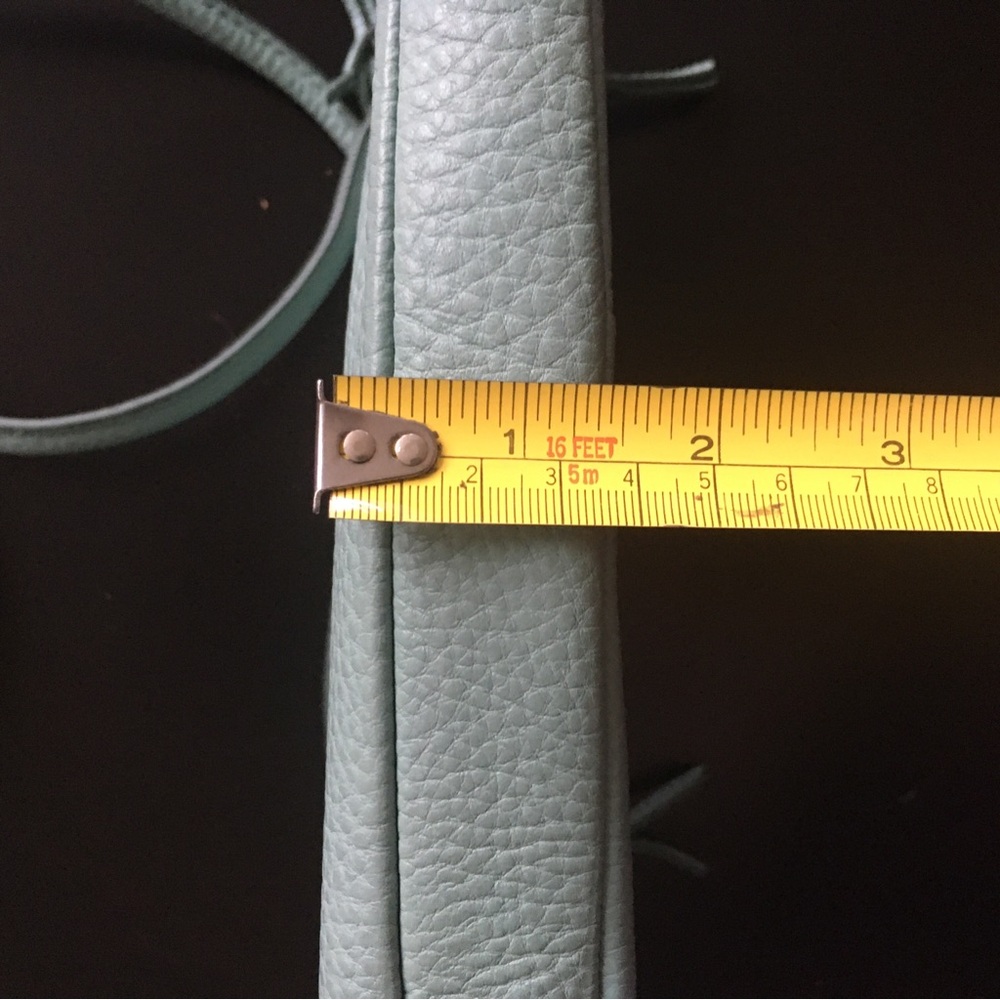 Fossil aqua real leather crossbody/shoulder bag - Picture 10 of 12